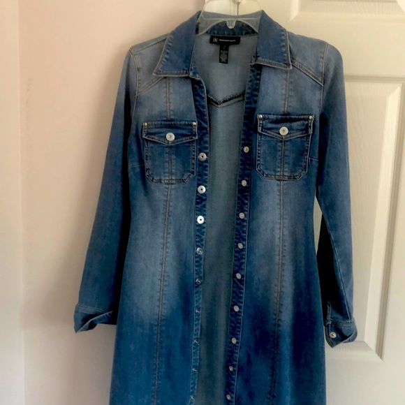 Size 2 INC concepts Denim dress - Picture 1 of 3